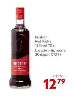 OKay Eristoff Red Vodka 18 % vol 70 cl aanbieding