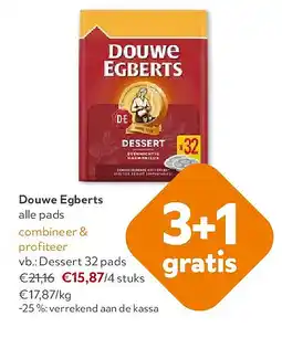 OKay Douwe Egberts Dessert 32 pads aanbieding