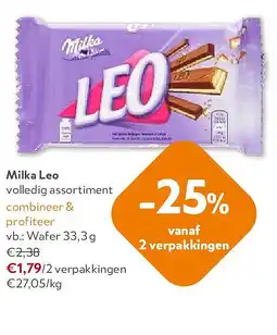 OKay Milka Leo Wafer 33,3 g aanbieding