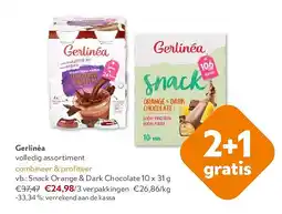 OKay Gerlinéa Snack Orange & Dark Chocolate 10 x 31 g aanbieding