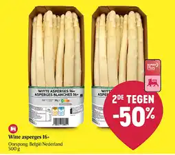 Delhaize Witte asperges 16+ aanbieding