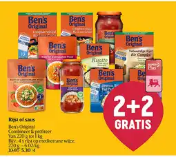 Delhaize Rijst of saus aanbieding