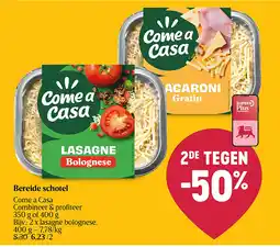 Delhaize Bereide schotel aanbieding