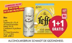 Delhaize Bier aanbieding