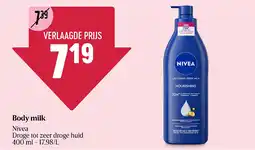 Delhaize Body milk aanbieding