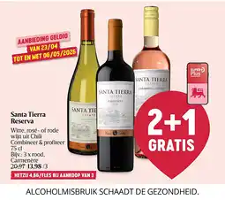 Delhaize Santa Tierra Reserva aanbieding