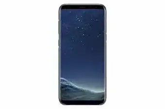 AUVA Samsung Galaxy S8+ Clear Cover - Zwart aanbieding