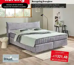 Woonsquare Boxspring Everglow aanbieding