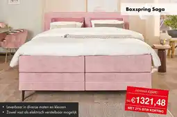 Woonsquare Boxspring Saga aanbieding