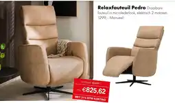 Woonsquare Relaxfauteuil Pedro aanbieding