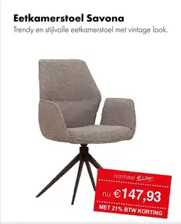 Woonsquare Eetkamerstoel Savona aanbieding