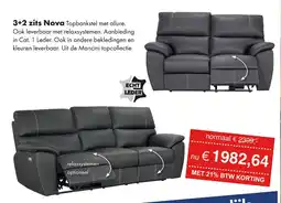 Woonsquare 3+2 zits Nova aanbieding