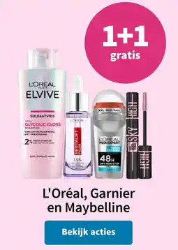 Plein.nl L'Oréal Garnier en Maybelline aanbieding