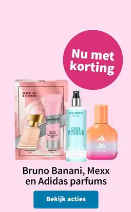 Plein.nl Bruno Banani Mexx en Adidas parfums aanbieding