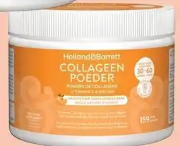 Holland & Barrett Collageen Poeder + Vitamine C & Biotine aanbieding