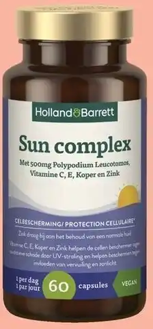 Holland & Barrett Sun Complex aanbieding