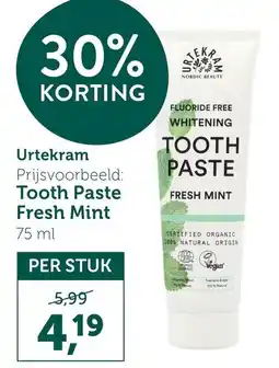 Holland & Barrett Urtekram Tooth Paste Fresh Mint aanbieding