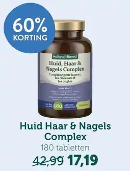 Holland & Barrett Huid Haar & Nagels Complex 180 tabletten aanbieding