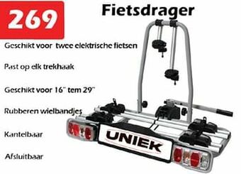 iTEK Fietsdrager aanbieding