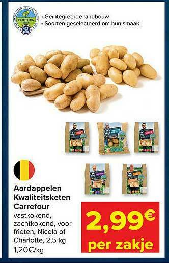 Carrefour Market Aardappelen aanbieding