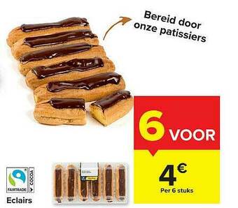Carrefour Market Eclairs aanbieding