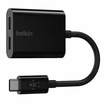 Belkin Connect USB-C Audio- en Oplaadadapter