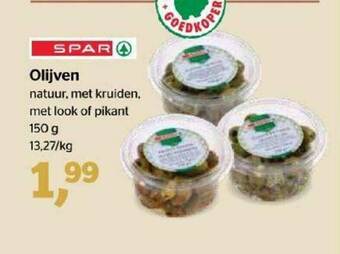 Spar Express Olijven aanbieding