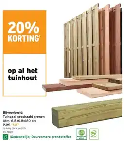 GAMMA Al het tuinhout aanbieding