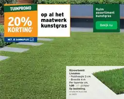 GAMMA Al het maatwerk kunstgras aanbieding