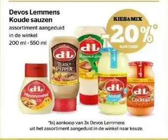 Spar Express Devos Lemmens Koude Sauzen aanbieding