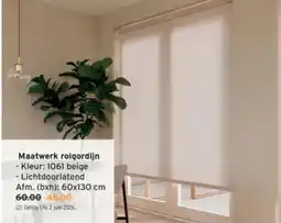 GAMMA Maatwerk rolgordijn aanbieding
