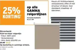 GAMMA Alle GAMMA rolgordijnen aanbieding