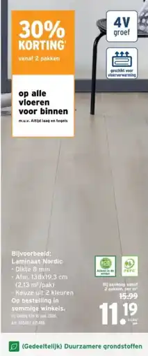 GAMMA Alle vloeren voor binnen aanbieding