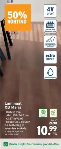 GAMMA Laminaat XB Maris aanbieding