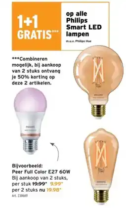 GAMMA Alle Philips Smart LED lampen aanbieding