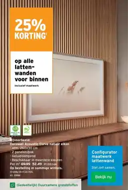GAMMA Alle lattenwanden voor binnen aanbieding