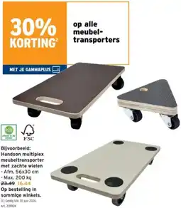 GAMMA Alle meubeltransporters aanbieding