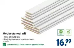 GAMMA Meubelpaneel wit aanbieding