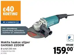 GAMMA Makita haakse slijper aanbieding