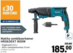 GAMMA Makita combiboorhamer HR2630X7 800W aanbieding