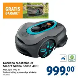 GAMMA Gardena robotmaaier Smart Sileno Sense 400 aanbieding