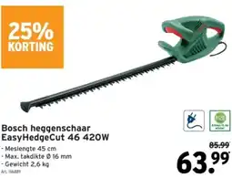 GAMMA Bosch heggenschaar EasyHedgeCut 46 420W aanbieding