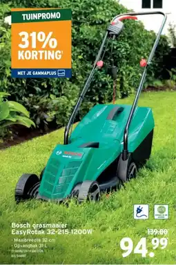 GAMMA Bosch grasmaaier EasyRotak 32-215 1200W aanbieding