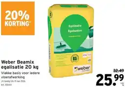 GAMMA Weber Beamix egalisatie aanbieding