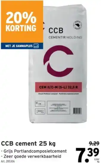 CCB cement