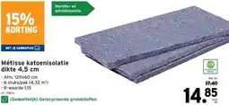 GAMMA Métisse katoenisolatie dikte 4,5 cm aanbieding