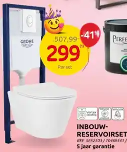 Brico Inbouwreservoirset aanbieding