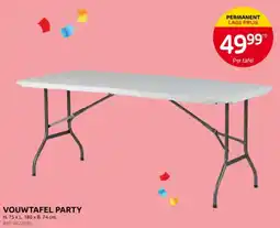 Brico Vouwtafel party aanbieding