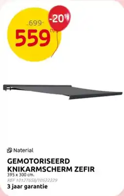 Brico Gemotoriseerd knikarmscherm zefir aanbieding