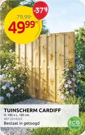 Brico Tuinscherm cardiff aanbieding